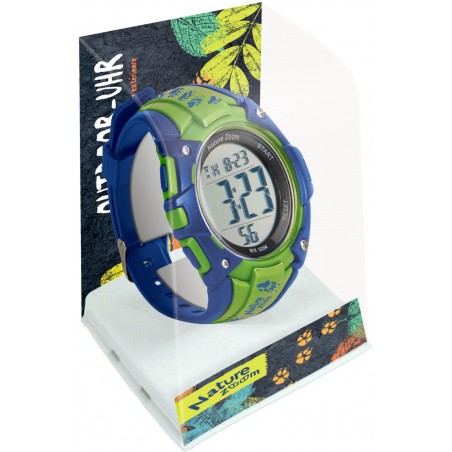 Horloge stopwatch wekker waterdicht 50m Nature Zoom