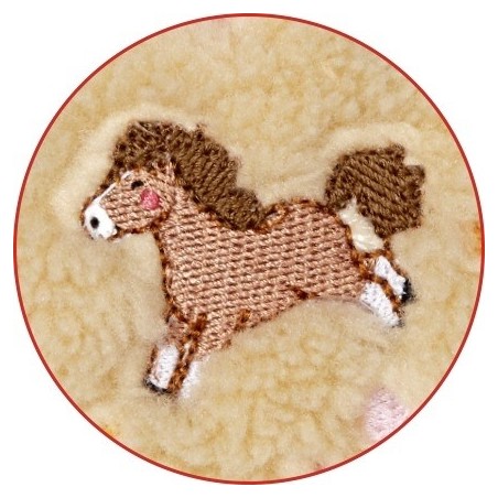 Oorwarmers teddyfleece Mein kleiner Ponyhof
