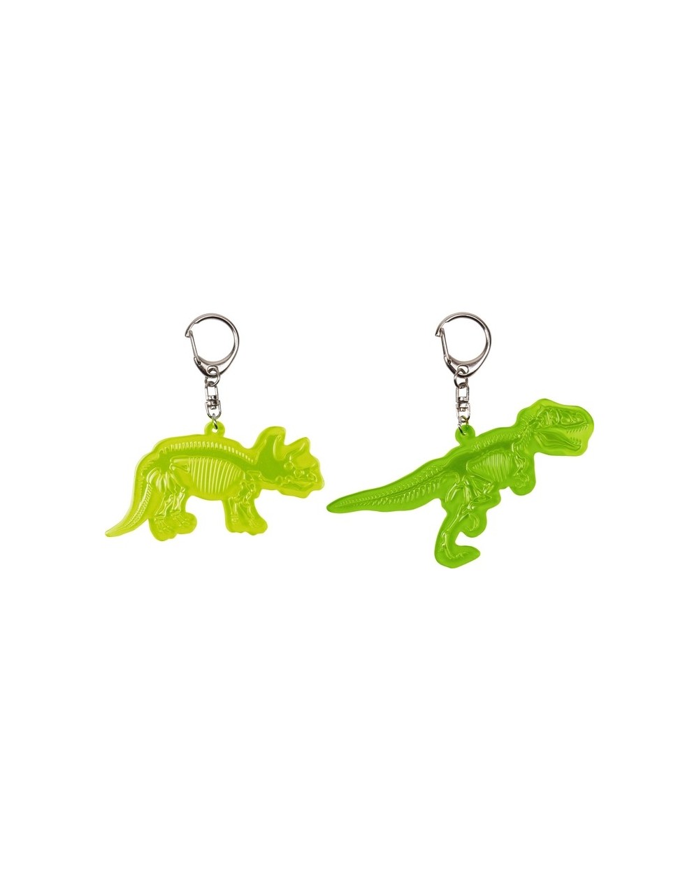 Sleutelhanger dino skelet glow in the dark