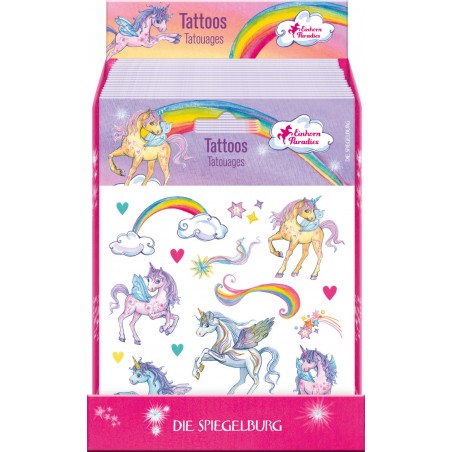 Tatoeages eenhoorn glitter tattoo