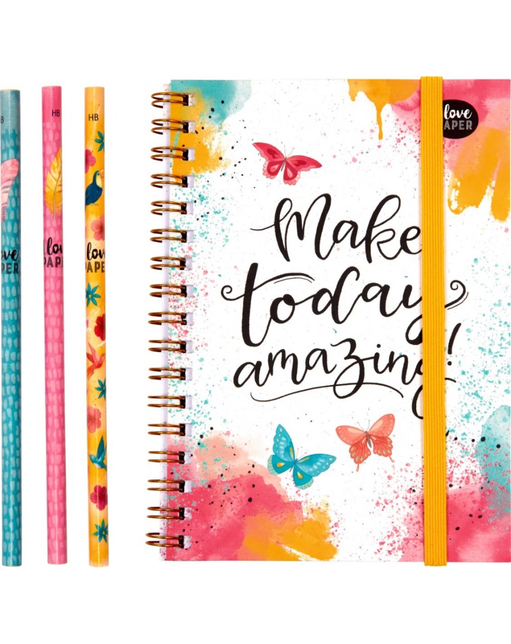 Potloden met blocnote