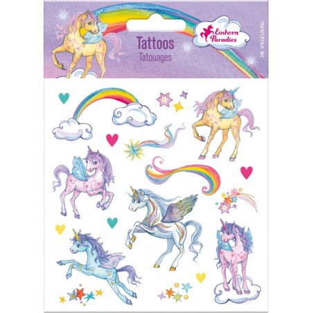 Tatoeages eenhoorn glitter tattoo