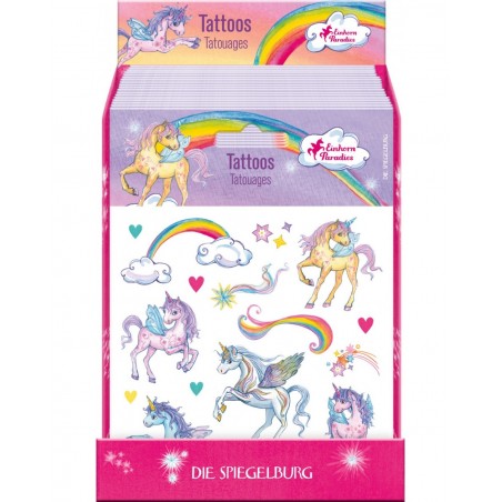 Tatoeages eenhoorn glitter tattoo