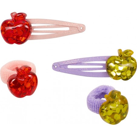 Haarclip + elestiek Appel