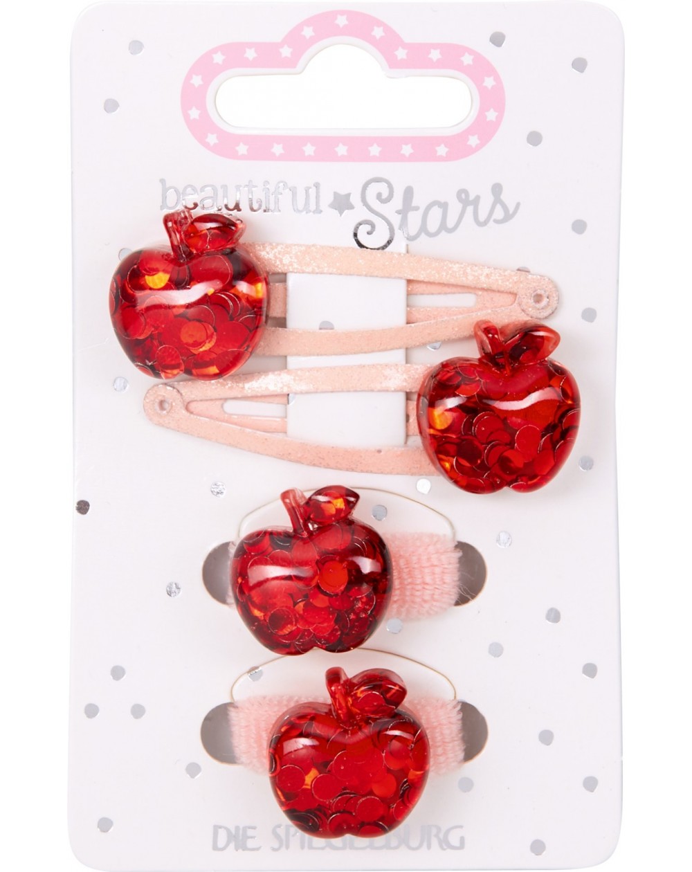 Haarclip + elestiek Appel