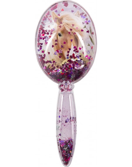 Haarborstel met glitters 2